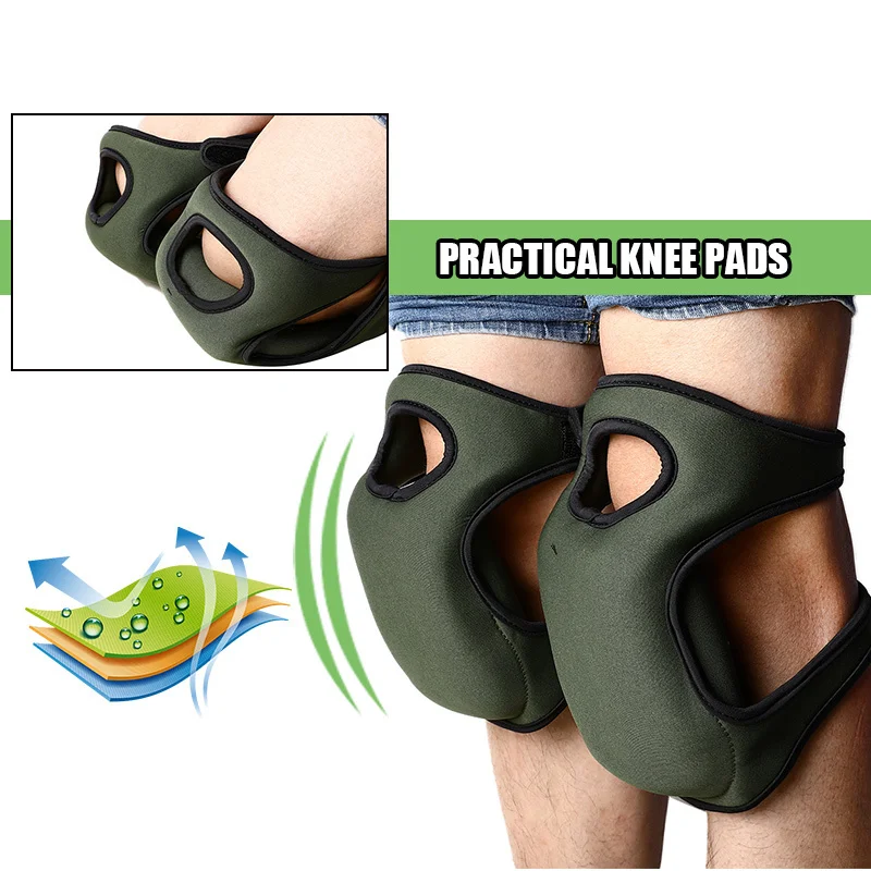 

Kneepads Flexible 2pcs Soft Foam Protecte Builder Knee Soft Foam Protector Pads for Sport Work Gardening Workplace Safety