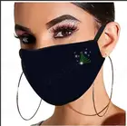 1 шт. уход за кожей лица Маска модная Рождественская Снежинка E-урегулирования ... Стразы узор Маска D-ustproof корзина хлопковая Футболка с изображением Маски Маска Тканевая Многоразовая Mascarillas