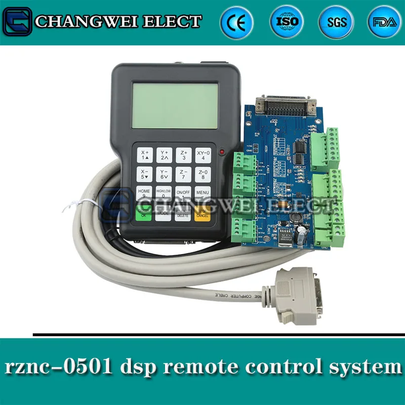 Rznc-0501 dsp система дистанционного управления с 3-осевым ЧПУ маршрутизатором dsp0501 hknc
