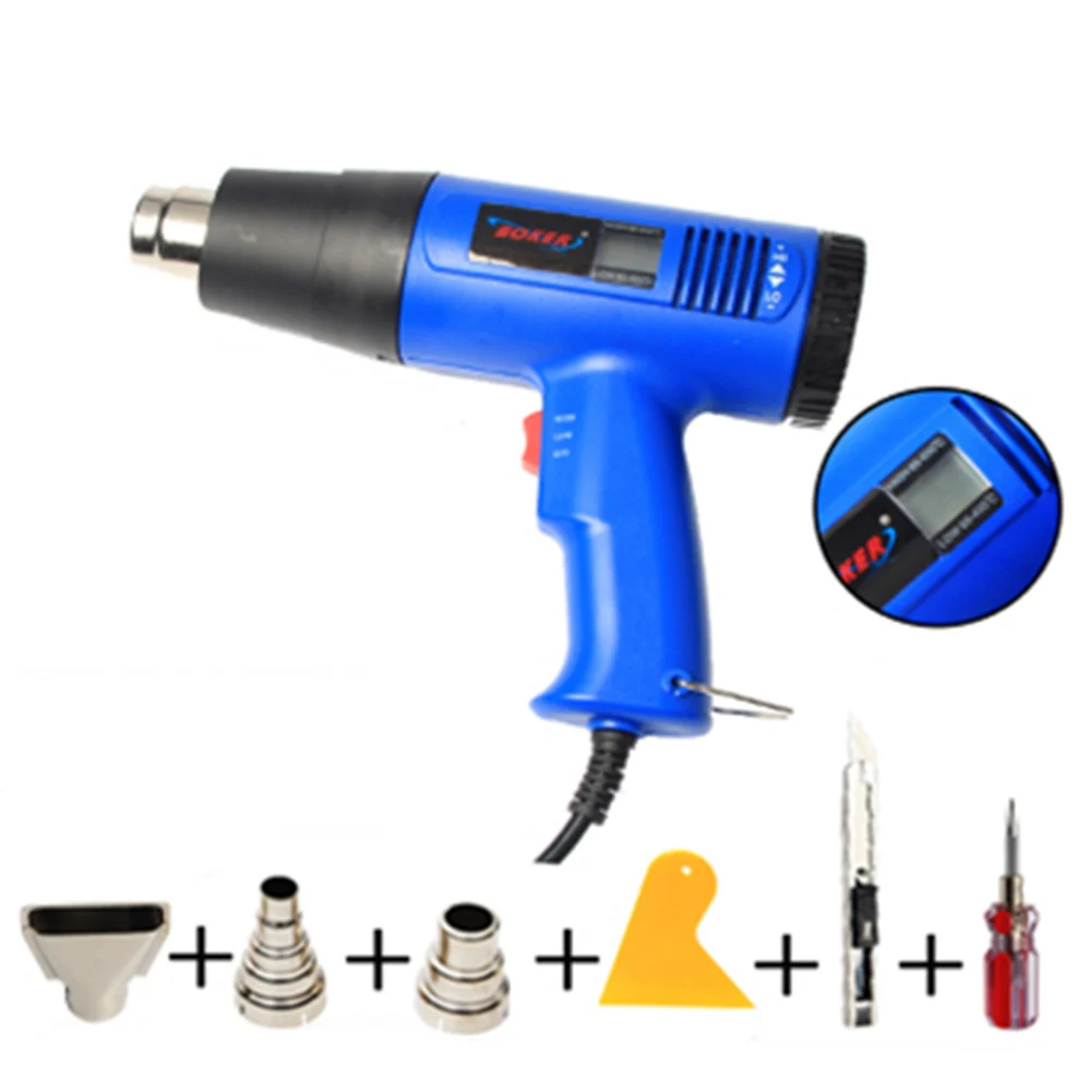 Тепловая пушка для автомобильных фар 1800 Вт контроль температуры 60 ~ 600 градусов