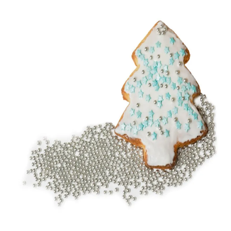 50 г съедобные серебряные бусины жемчуг сахарный шар помадка выпечка торта сделай