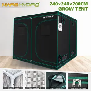 1680D Marshydro Крытая гидропоника, шатер для выращивания 240*240*200 см, растут комплекта, полностью СВЕТОДИОДНЫЙ Крытый расти Системы
