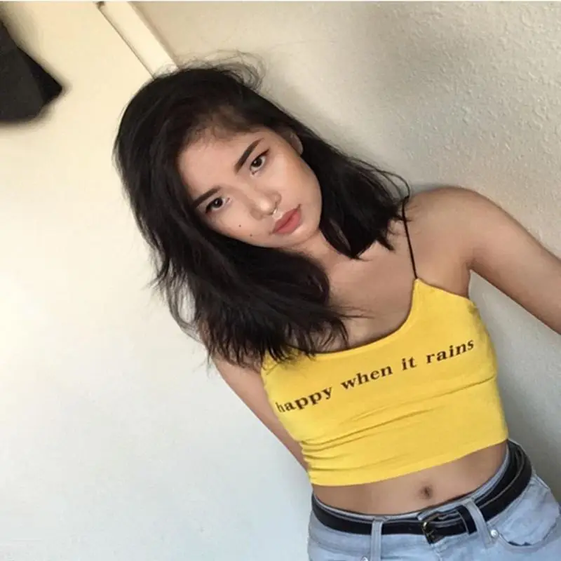 Американский запас американский сток Женская майка с открытыми плечами жилет