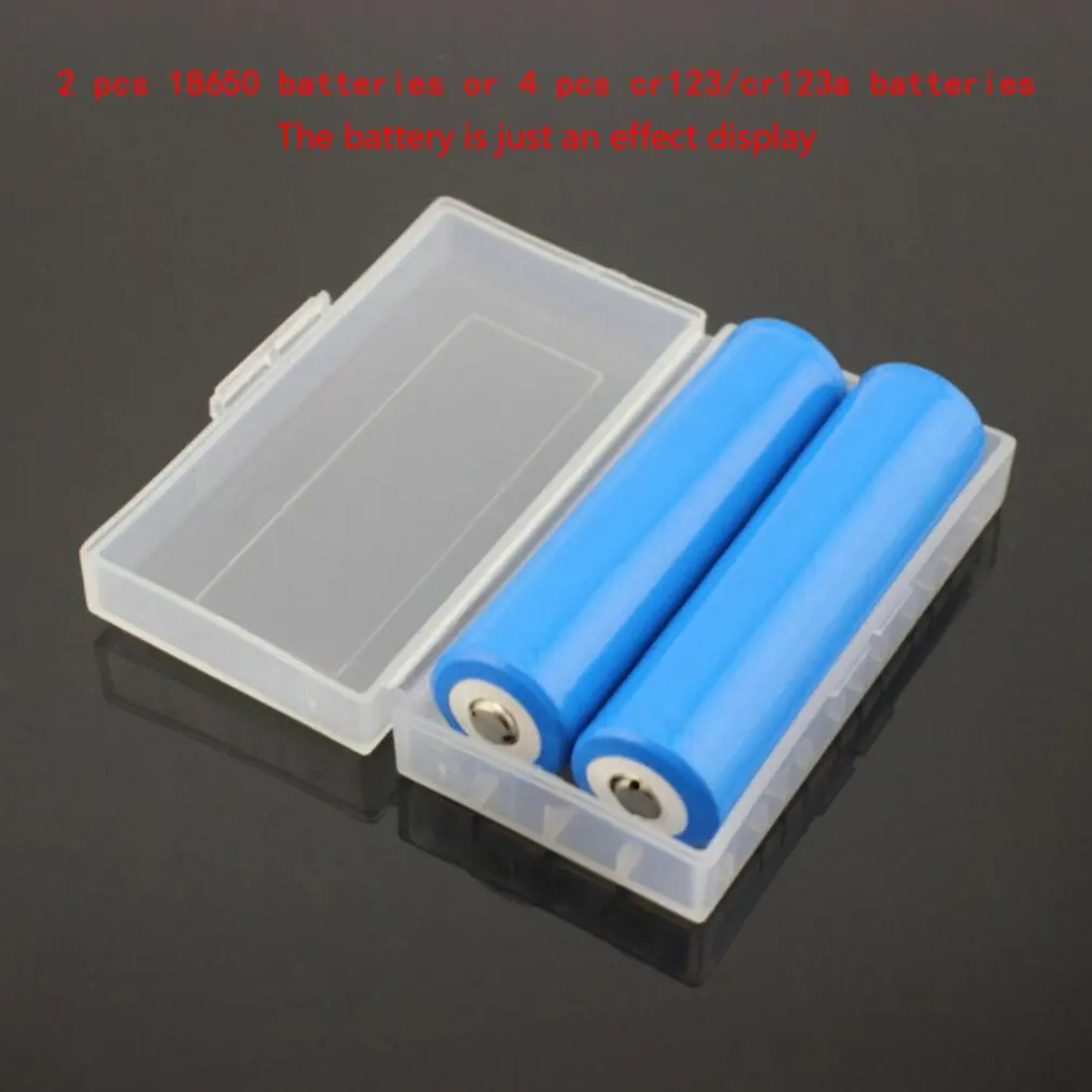 

Clear Colorful Battery Storage Case Holder Organizer For 18650 Battery Storage Case For 18650 Or CR123A Battery