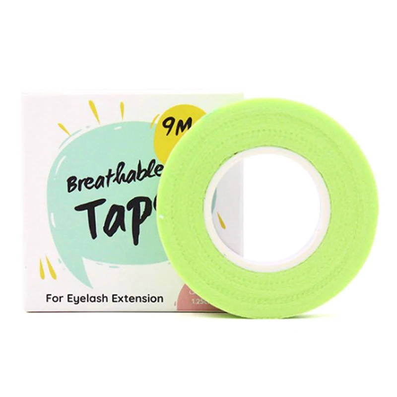 

High Quality Japanese Breathable Green Lint-free Medical Tape Comfortable Anti-tearing Eye Pad Grafting Eyelash Extension Tool