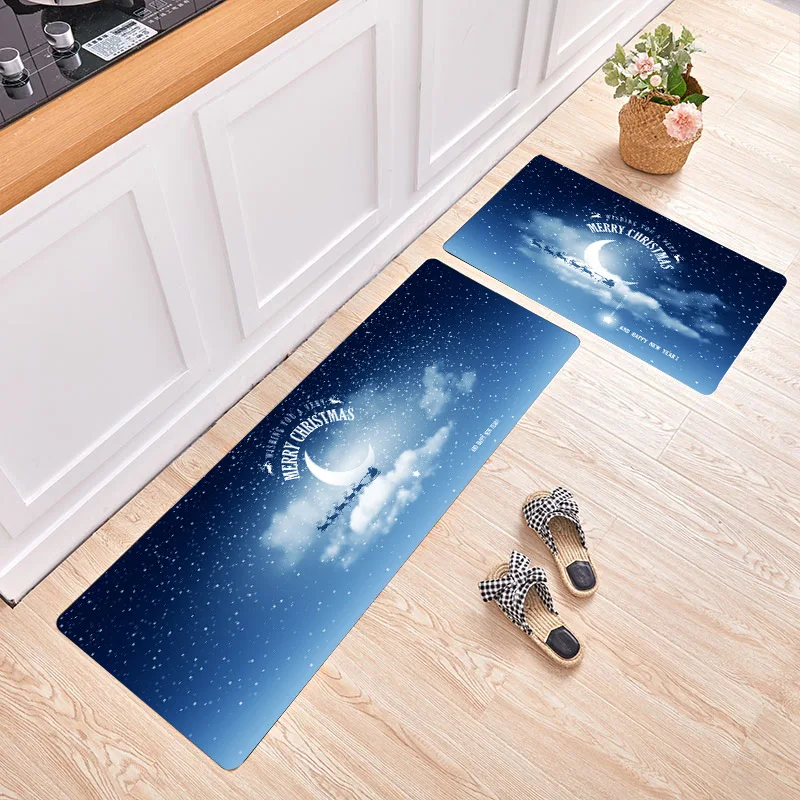 Modern Kitchen 3D Printed Mat Home Living Room Anti-slip Rugs Bath Hallway Floormat Cartoon Cat Dog Style Decoration Floor Mats images - 6