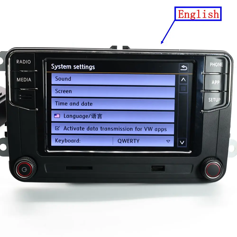 Carplay MQB 6 5 &quotавтомобиль MIB радио Bluetooth для Passat B8 Golf 5GG 035 280 D 5GG035280D|MP3-плеер авто| |