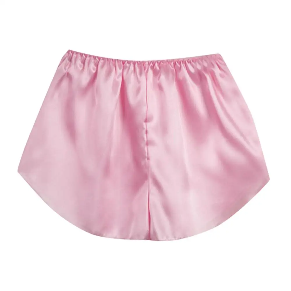 Женские шелковистые штаны Модные Элегантные повседневные пижамные с атласным