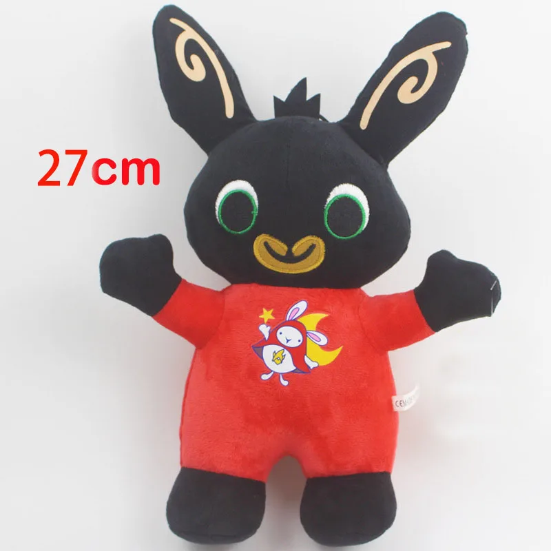 27cm red Животные друзья Bing кролик красный кролик медведь панда лиса слон тингер обезьяна муравей Сула флоп Hoppity Voosh Pando плюшевые куклы - Цвет: 27cm red