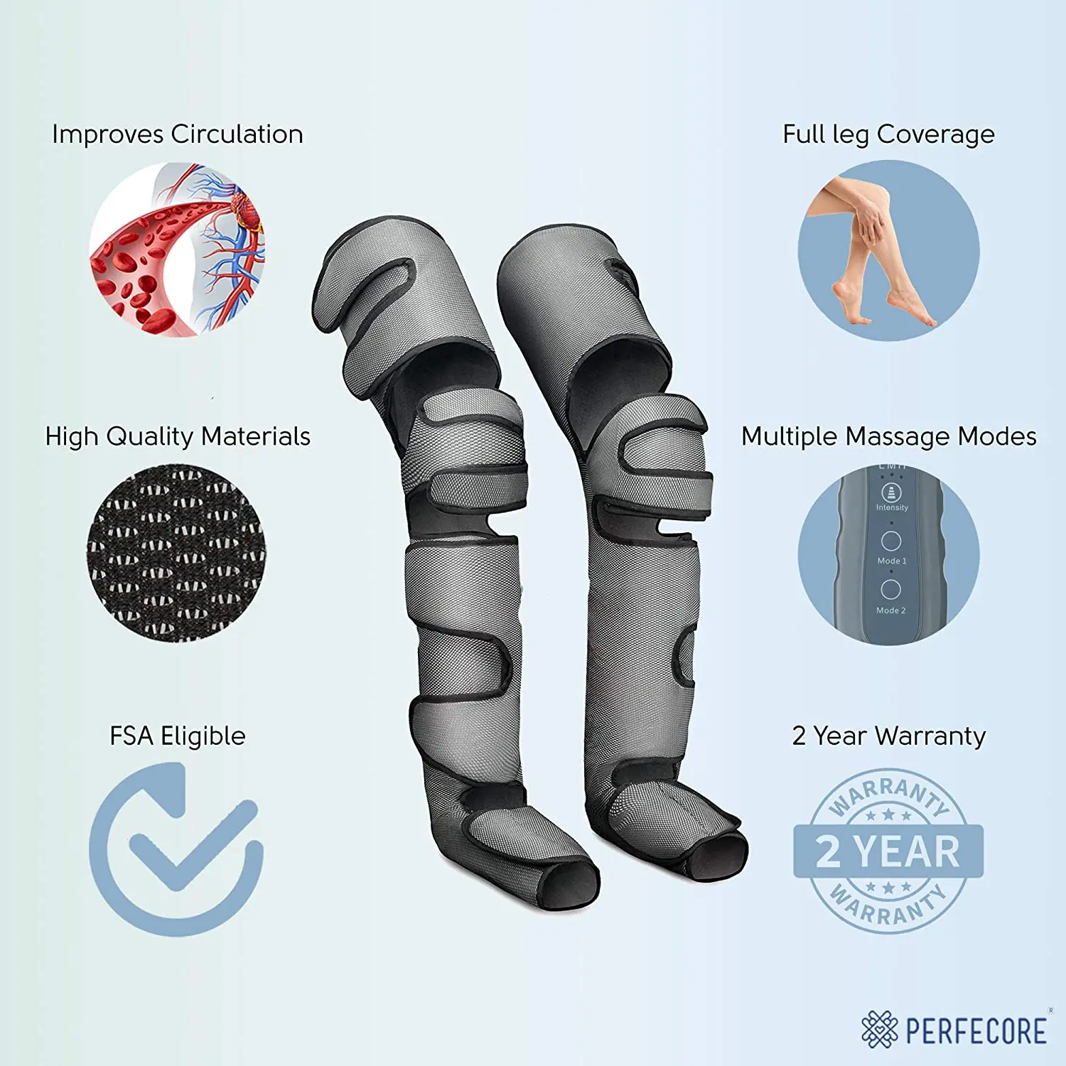 Воздушный компрессионный массажер для ног расслабления циркуляции домашнего