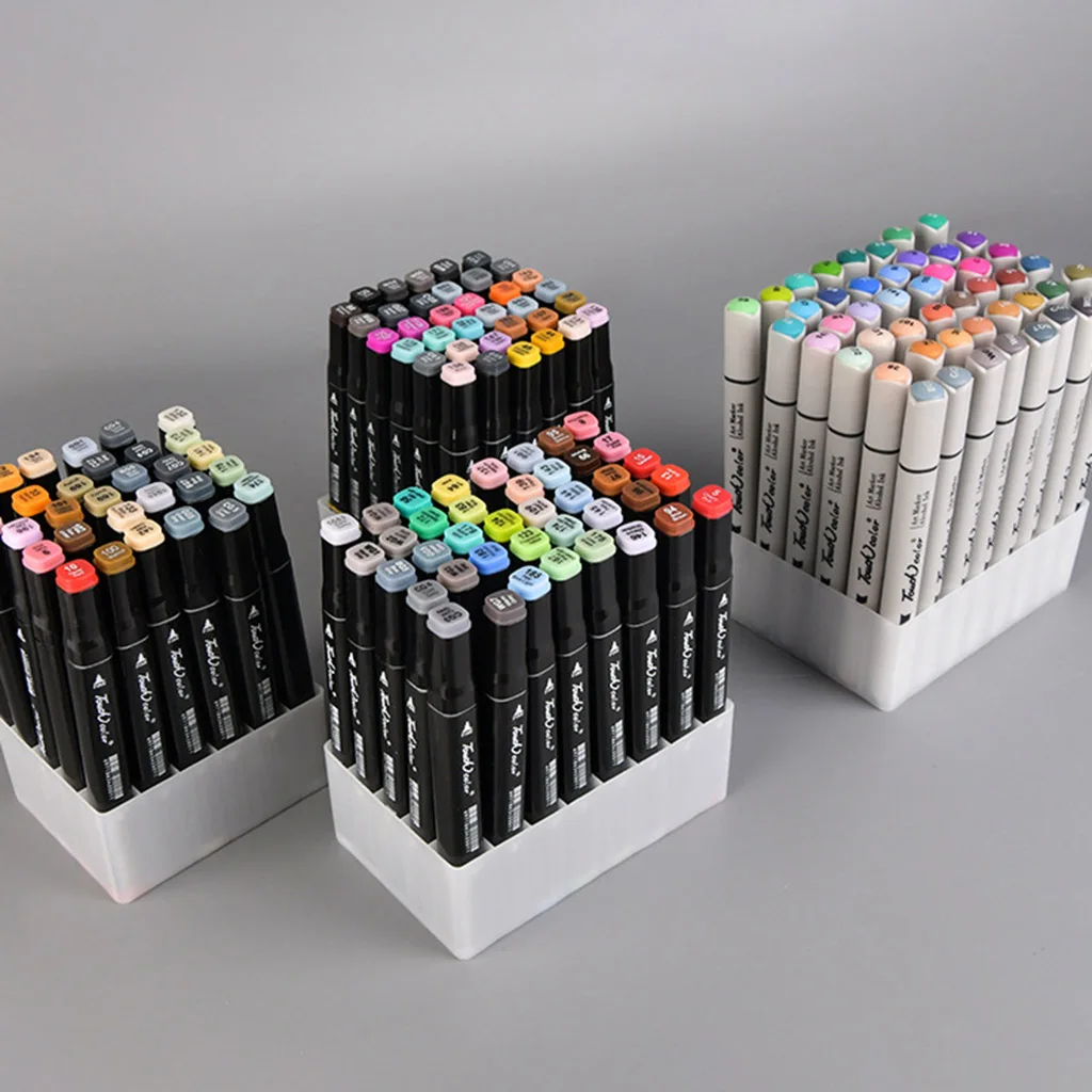 

High Quality 30/36/40/48 Slots Marker Pen Storage Holder Brush Pencil Rack Table Stand Organizer Multifunction Tool