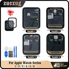 Сенсорный ЖК-дисплей для Apple Watch Series 1 2 3 38 мм42 мм, дигитайзер для iWatch Series 4 5 6 SE 40 мм44 мм