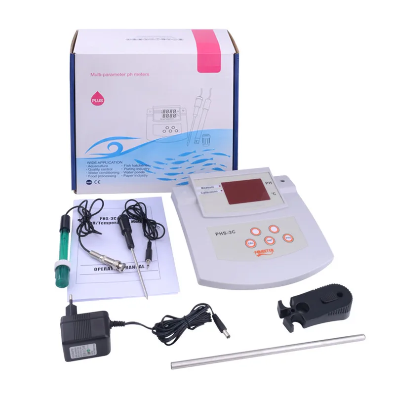 PHS-3C 2 в 1 PH настольный автоматический калибровочный измеритель кислотности