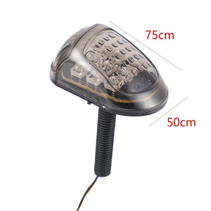 9 Led Поворотная сигнальная лампа желтый мотоцикл индикатор Пиранья мигалка для