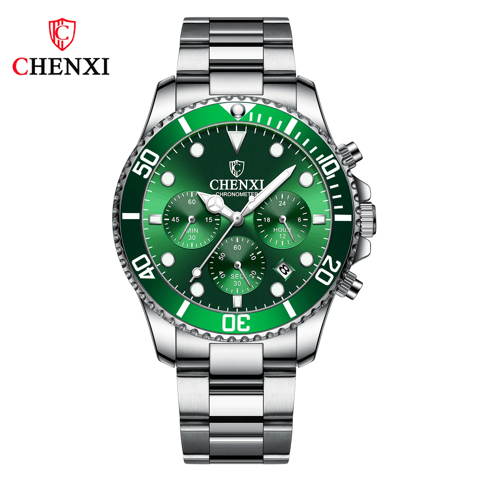 

Men's Watch Relogio Masculino Top Brand Luxury Watch Steel Band Luminous Calendar Quartz Waterproof Birthday Gift Dropshipping