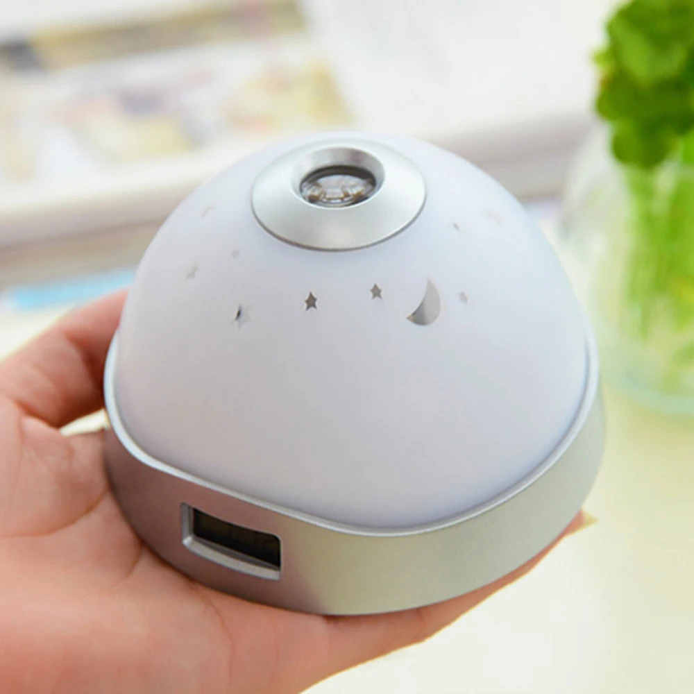 Цифровой светодиодный настольный светильник 1 шт. будильник звезда месяц время