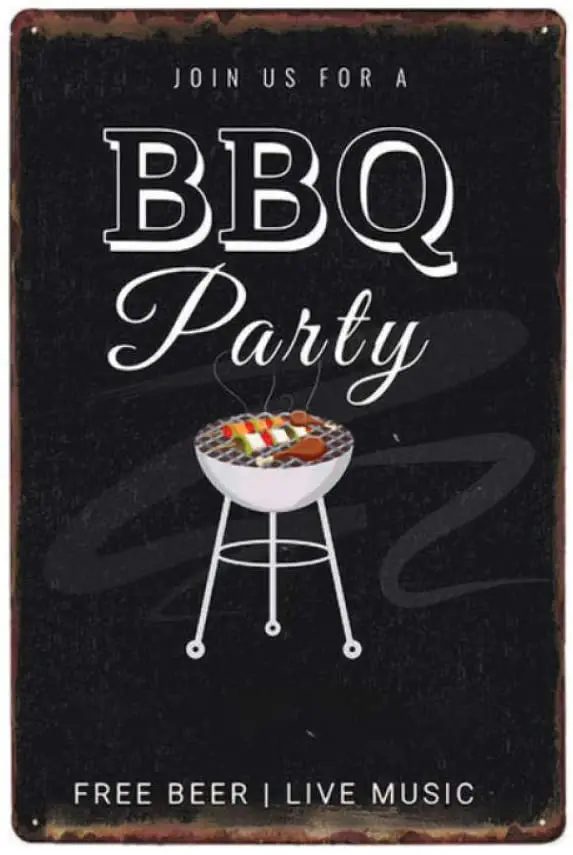 

Zswdcsbmd Metal Plaque Retro Grill tin Sign Decoration Poster mall Store Lounge Club Home Decoration