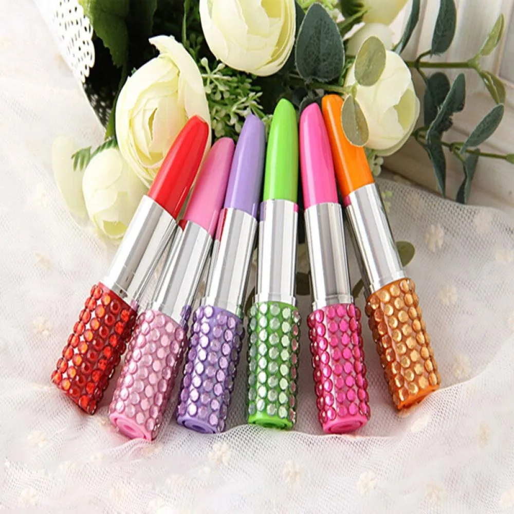 Лидер продаж губная помада шариковая ручка в форме цветка пера мульти Цвет