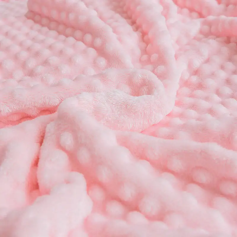 Мягкое теплое бархатное одеяло с пузырьками зимнее покрывало толстый плед