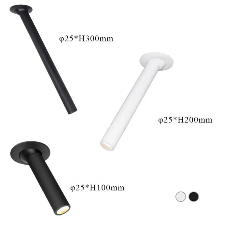 Современный светодиодный светильник алюминиевый вращающийся потолочный с