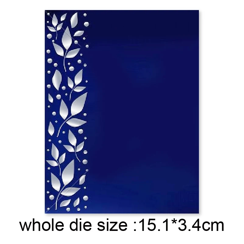 

Metal Cutting Dies Vine Leaf Frame Cut Die Mold Decoration Scrapbook Paper Craft Knife Mould Blade Punch Stencils Dies