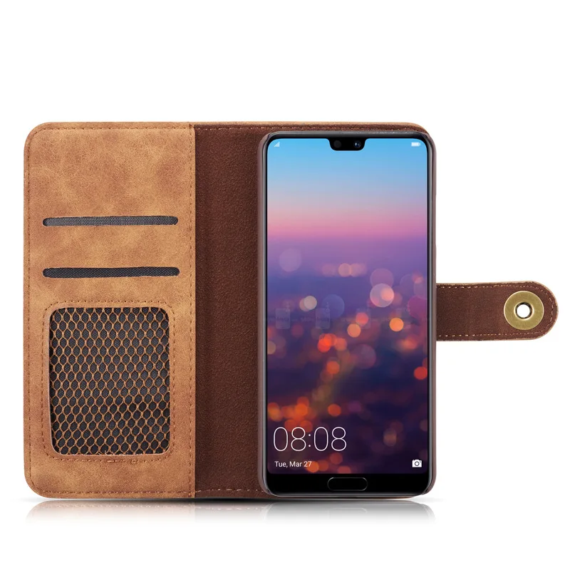 Для huawei P20 Pro Lite роскошный винтажный кожаный чехол для huawei P30 Pro Lite откидной Магнитный чехол-кошелек для huawei mate 20 Pro Li