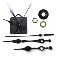10 sets/lot Quartz Clock Movement Mechanism Creative Metal Hands Wall Clock with Hook часовой механизм Silent Replace Needles