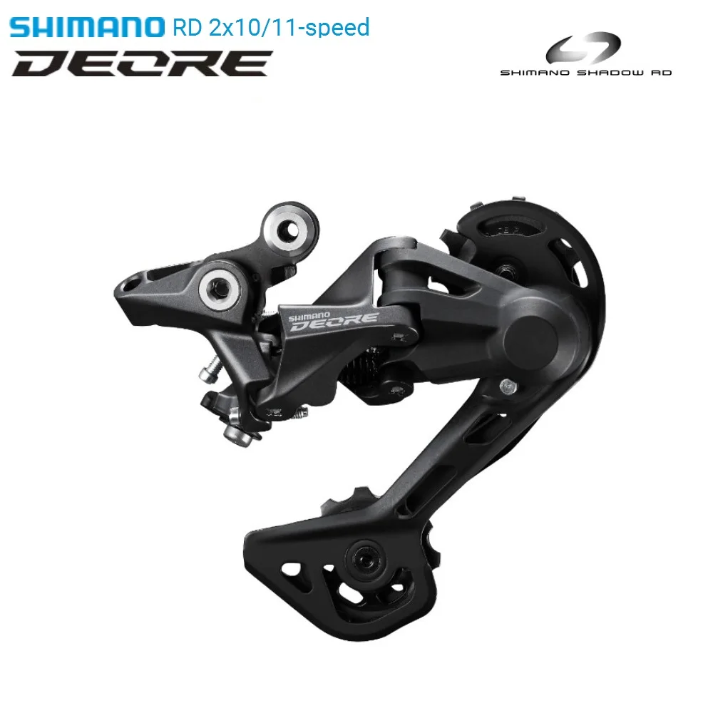 Задний переключатель SHIMANO DEORE M4120 задний SHADOW RD для езды на MTB 2x10 и 2x11 скоростей 2x11. |