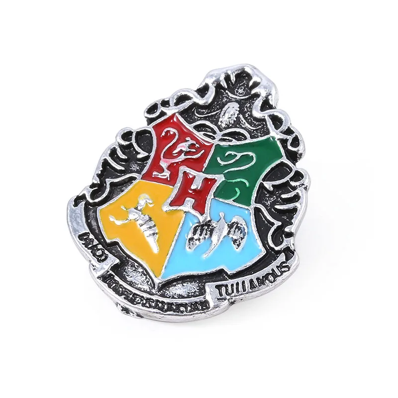 SG модные ювелирные изделия Хогвартс Слизерин Гриффиндор Ravenclaw Hufflepuff школьный значок брошь для женщин и мужчин ювелирные изделия