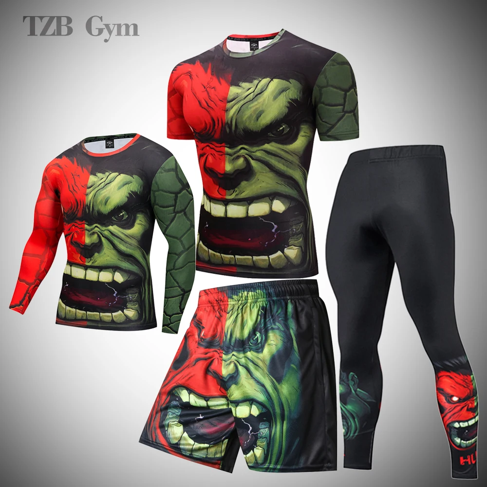 

MMA Boxing Jiu Jitsu Fighting Training Sweatshirt Men's Fitness Jogging Cycling Quick Drying Suit Gym Gymnastics Sports Suit