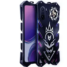For POCO F3 Zimon Luxury New Thor Heavy Duty Armor Metal Aluminum Phone Case For POCO F3 5G Case