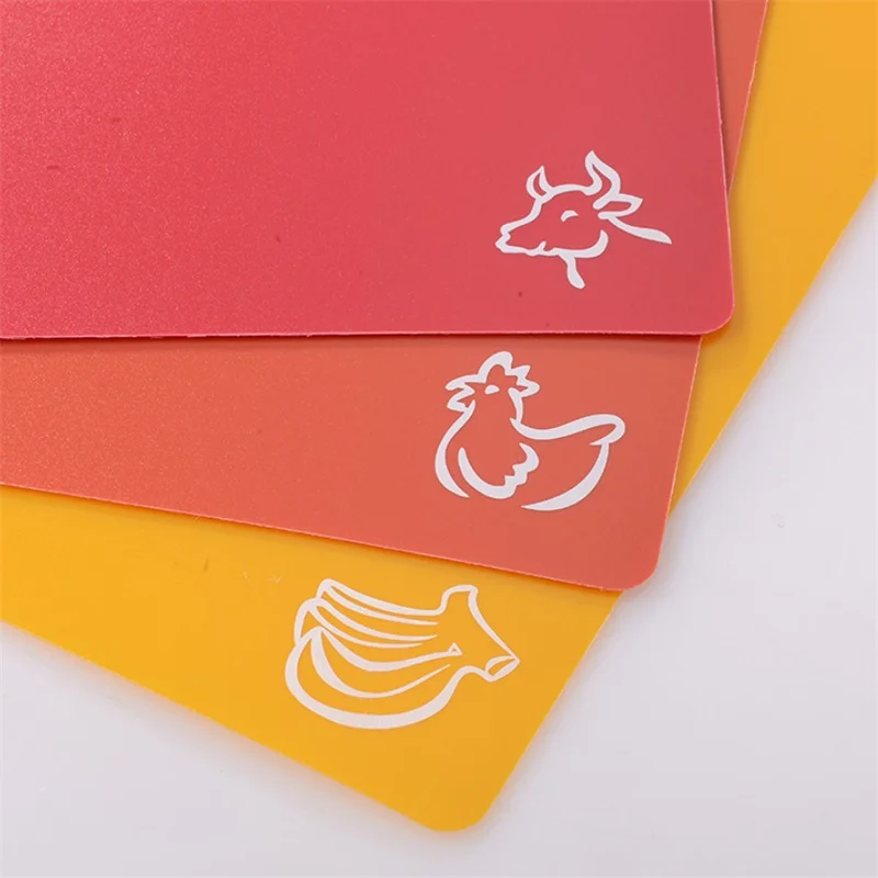 6 шт. ультратонкие Разделочные Блоки пластиковая кухонная разделочная доска