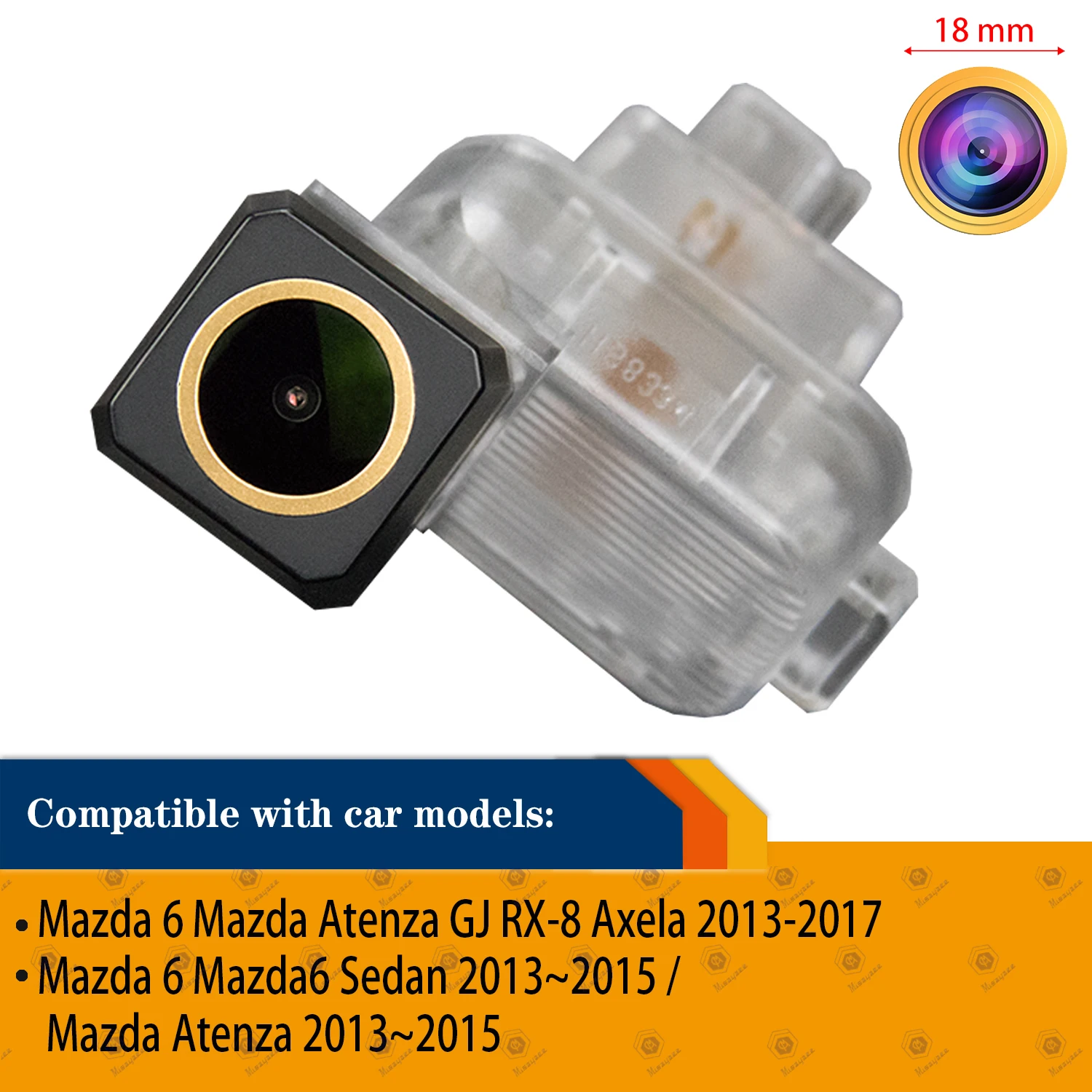Автомобильная камера HD 1280x720p для Mazda 6 Mazda6 Sedan/ Atenza GJ/RX-8/Axiela заднего вида резервная