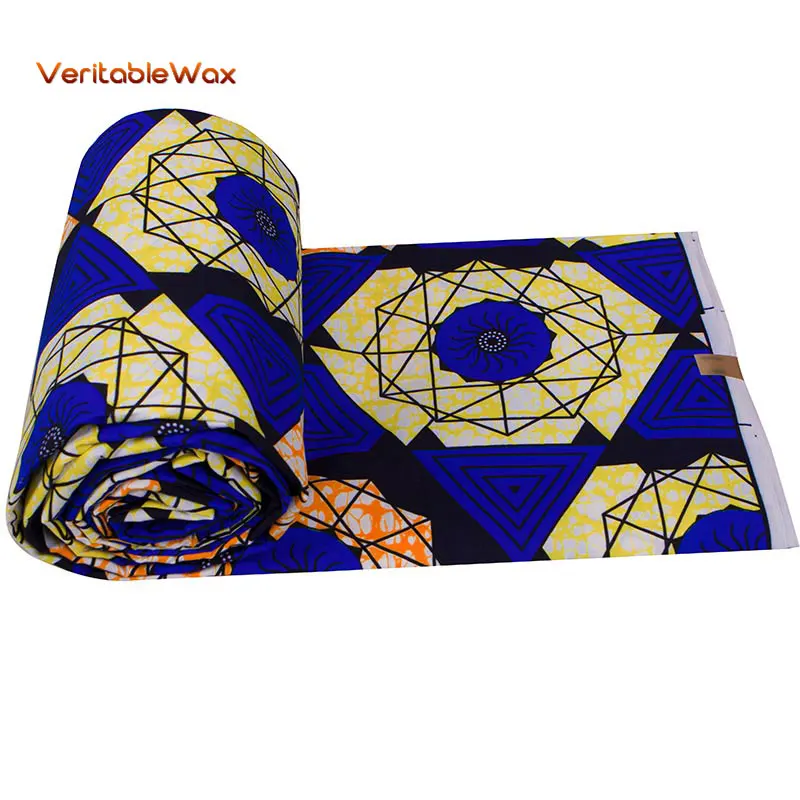 Анкара Африканский Воск принты ткань для пэчворка 100% полиэстер реальные воск