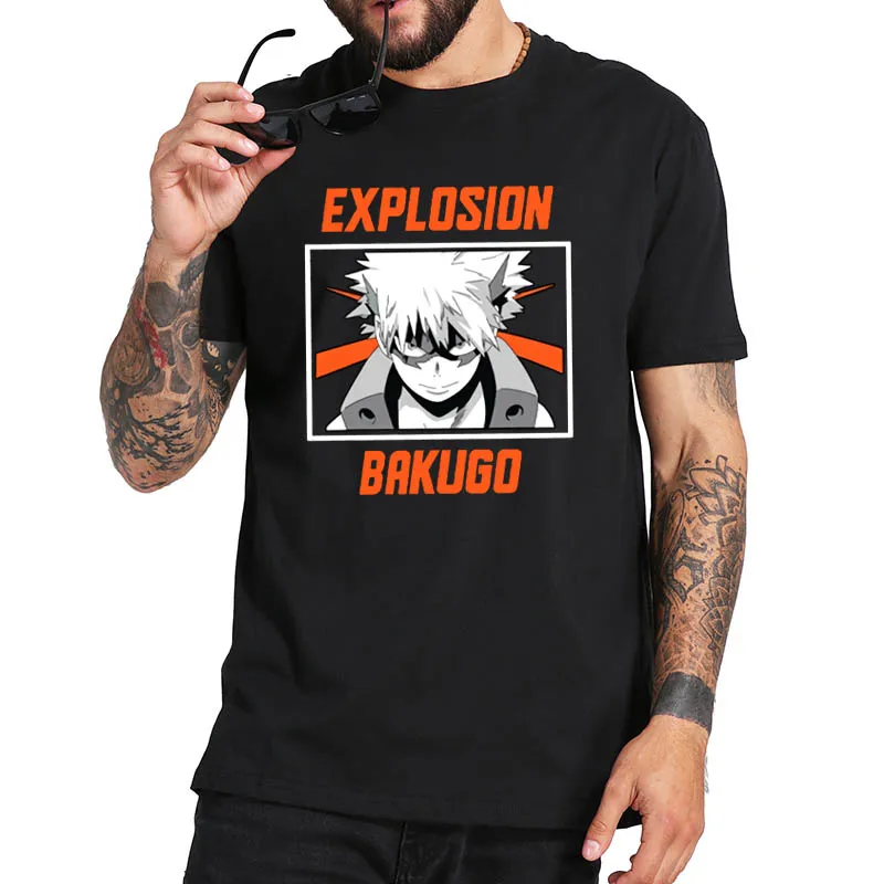 Футболка с принтом My Hero academic Midoriya Izuku летние мягкие топы из 100% хлопка круглым