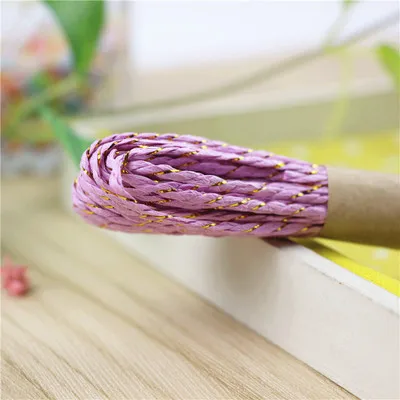 10 м красочные бумажные веревки DIY ручной работы ремесло для свадьбы торт из конфет Печенье Подарочная коробка упаковочный обмоточный Декор - Цвет: style 6