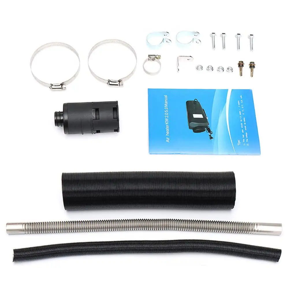 Новый автомобильный Дизельный подогреватель воздуха 5 кВт 12 В + ЖК ключ глушитель