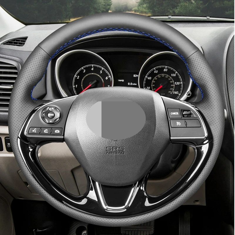 Чехол на руль автомобиля из мягкой искусственной кожи для Mitsubishi ASX Outlander Mirage 2016 2019