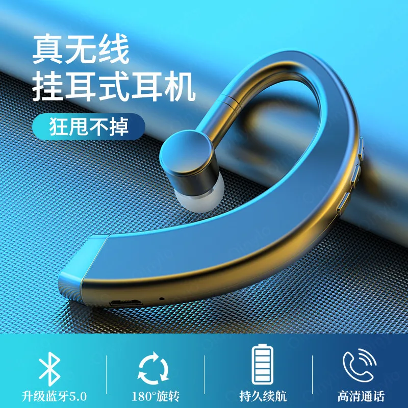 

Bluetooth Earphones headphones Handsfree Earloop Wireless headset Drive Call Sports Earphones With Mic For All Smart Phones