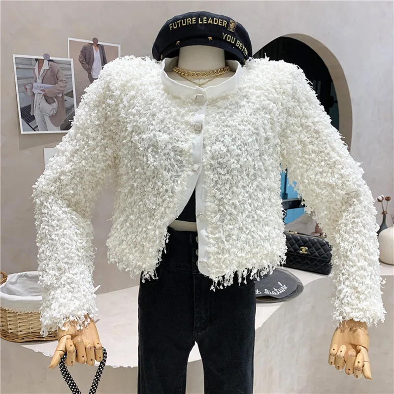 

New Women's Clothing 2021 Autumn Fashion single breasted long sleeve design cardigan coat loose shirt top