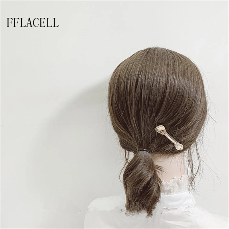 

Fflacell moda vintage colher garfo franja clipe requintado hairpin headdress feminino jias