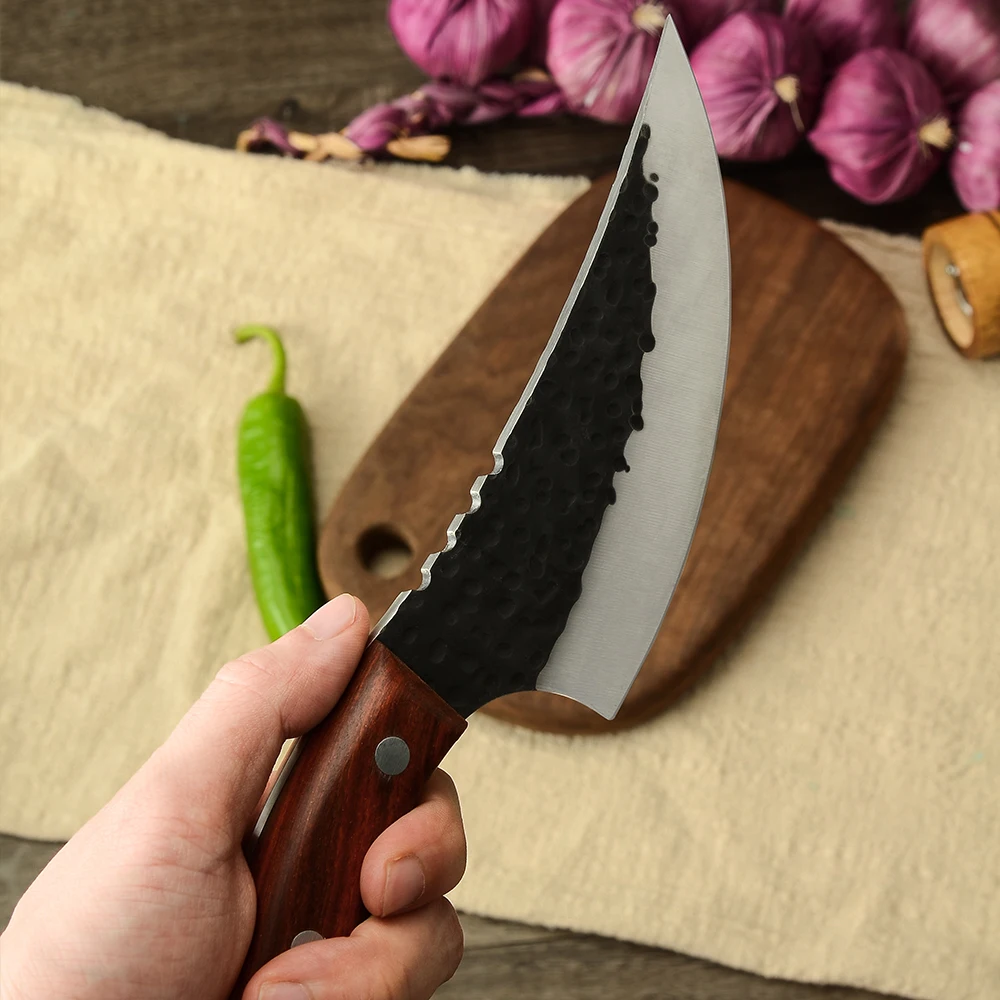 XYj 4cr13 Stainless Steel 5.5'' 6.5'' Kitchen Boning Knife Chef Tool Butcher Meat Cleaver Deboning Outdoor Survive Cutlery | Дом