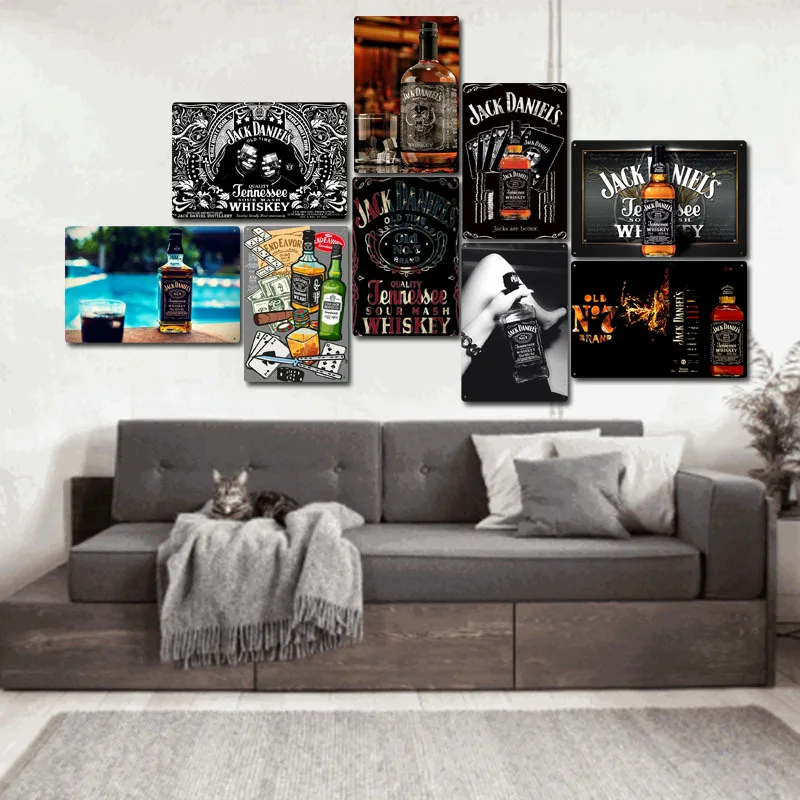 Жестяная вывеска винтажное украшение для паба винные металлические таблички