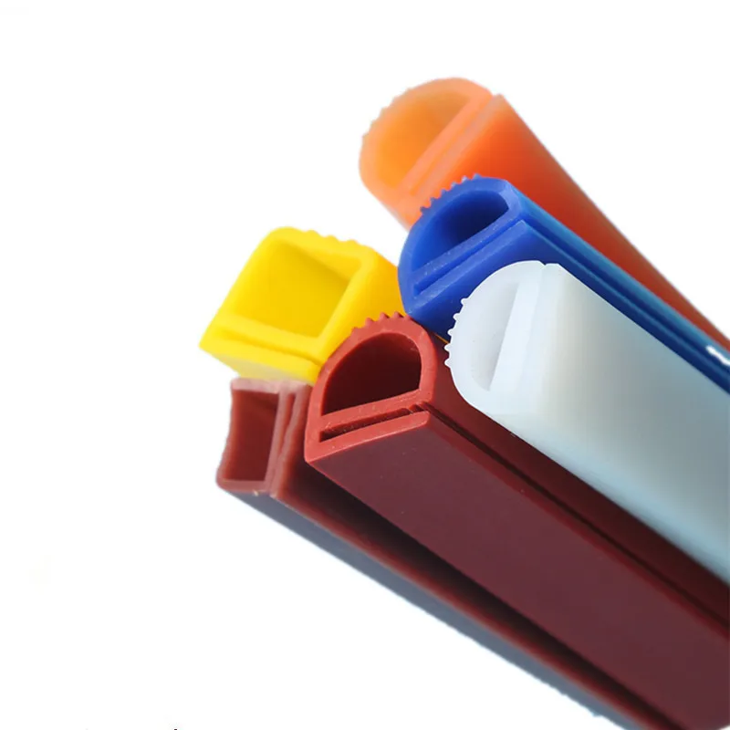 

e Shape Silicone Rubber Sealing Strip Oven Door Seals High Temperature Heat Resistant Strip 5m White