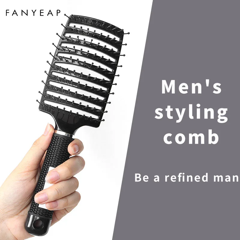 Щетка для волос массажная Расческа кожи головы щетка с нейлоновой щетиной