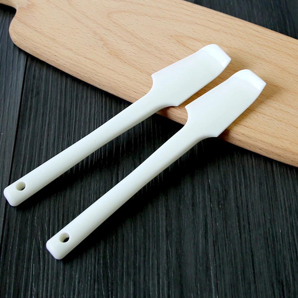

1pcs Butter Cream Stirring Scraper Durable Silicone Elbow Spatula Bean Paste Bending Spatula Kitchen Practical Pastry Tool 20cm