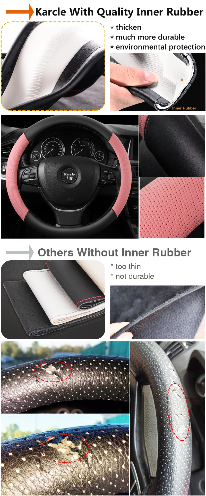 Car Steering Wheel Cover