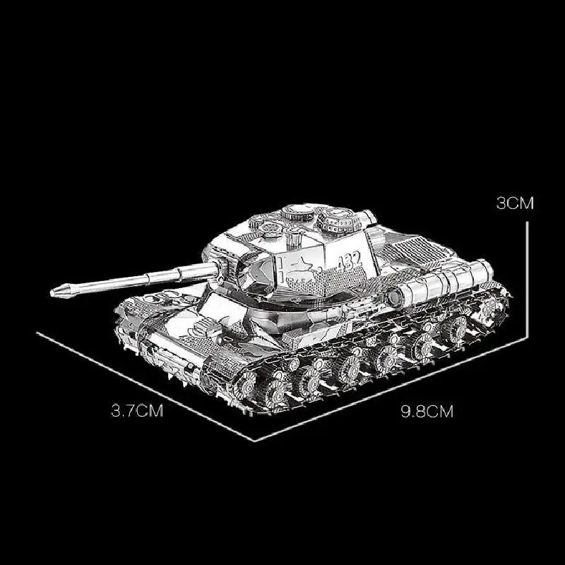 3D головоломка, металлическая модель, набор Mk50 Js-2, танк, атаман, Сборная модель, игрушки, сделай сам, 3D лазерная резка, сборные модели пазлов, игрушки для взрослых