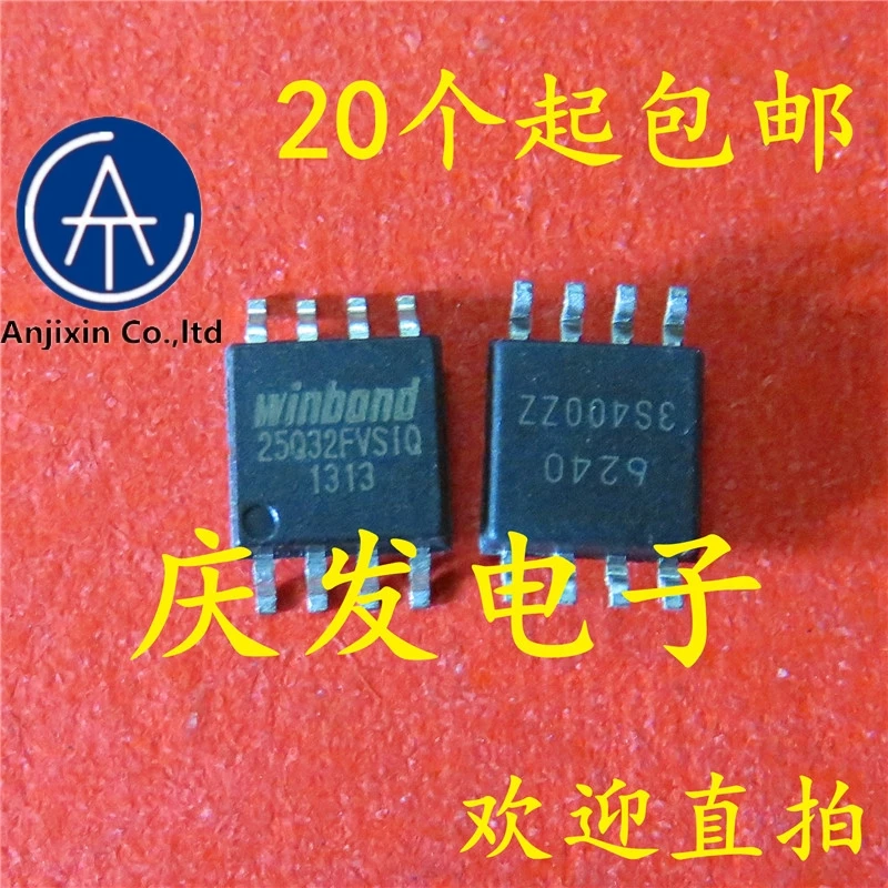 

10pcs real orginal new in stock W25Q32FVSIG W25Q32FVSSIG W25Q32 SOP8