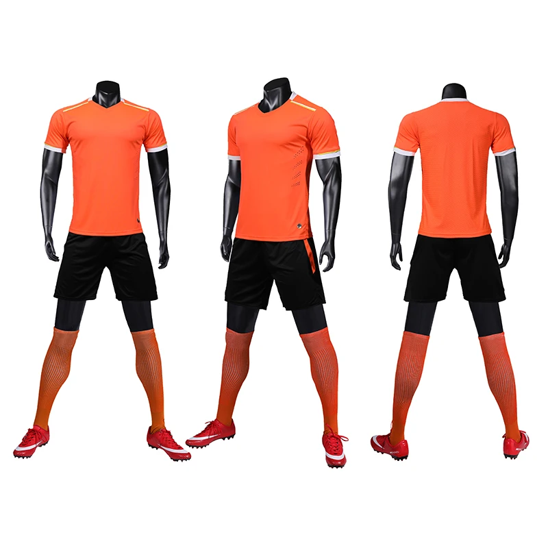 Мужская футболка с коротким рукавом синяя зеленая Футбольная форма Красная